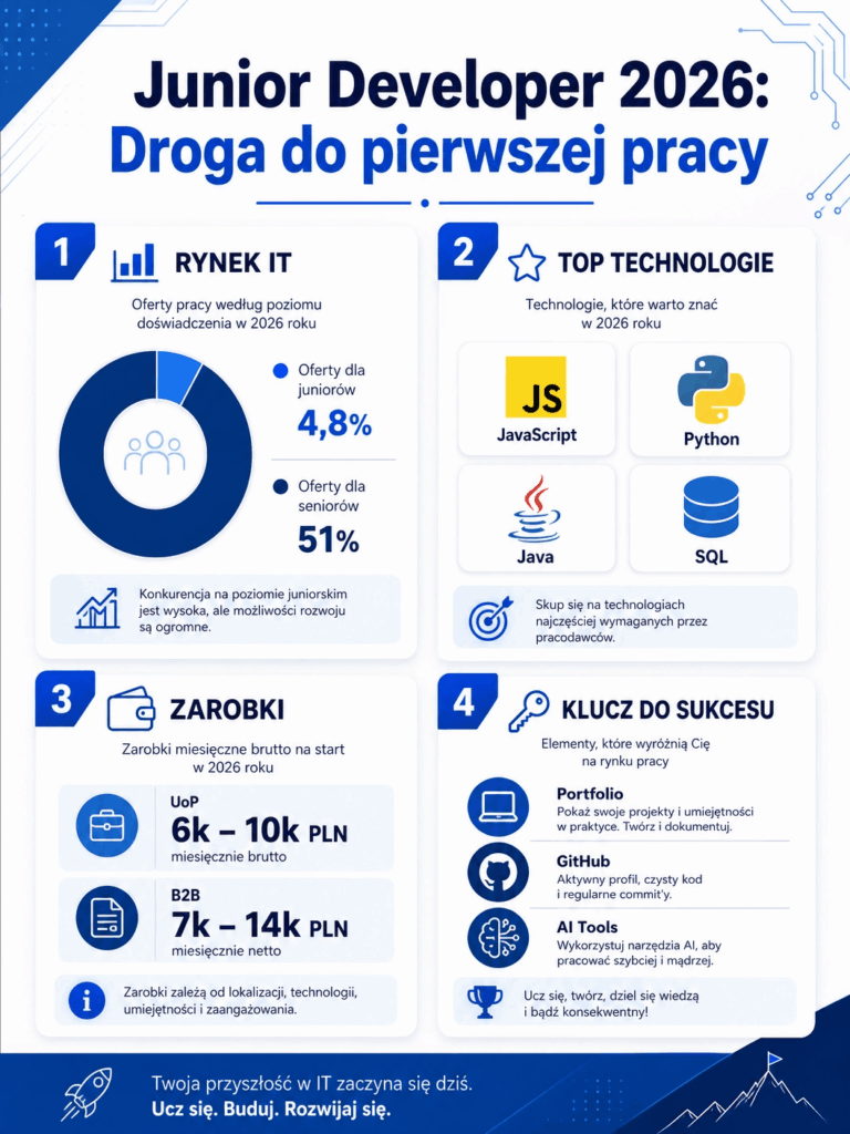 jak zdobyć pierwszą pracę w IT