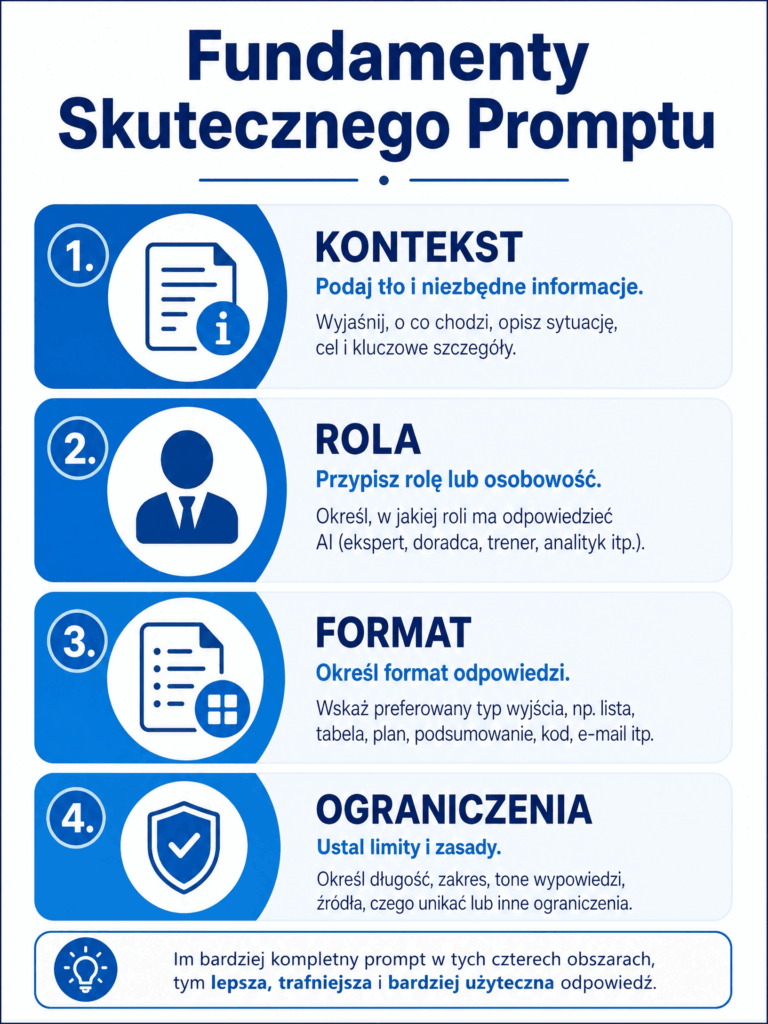 Jak pisać skuteczne prompty – fundamenty