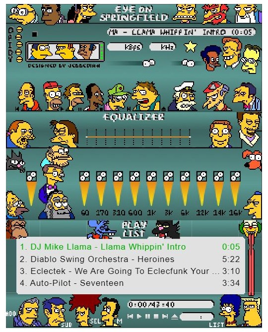 Winamp Simpsons Skin