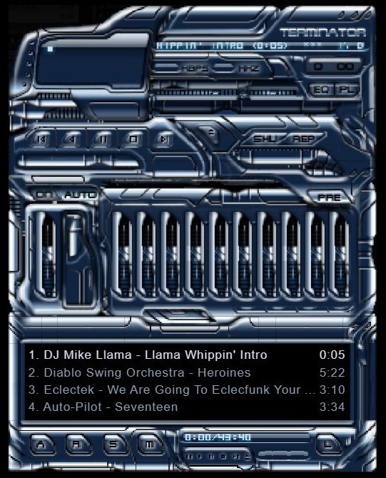 Winamp Terminator skin