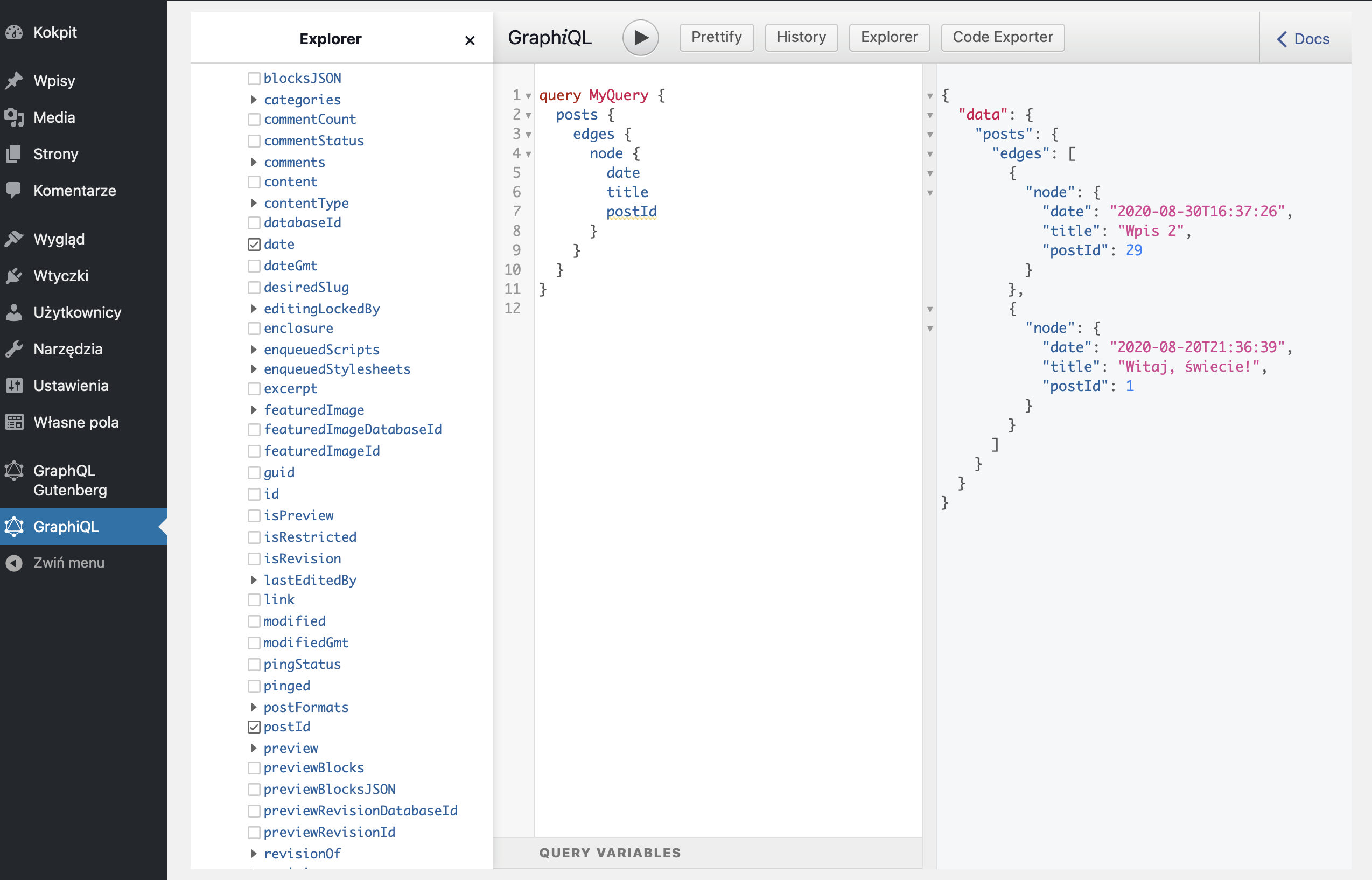 wordpress api developers