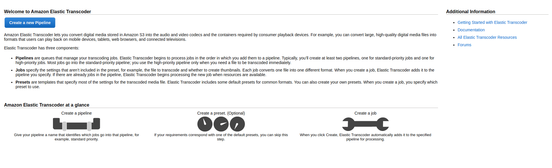 AWS Elastic Transcoder - konfiguracja tutorial