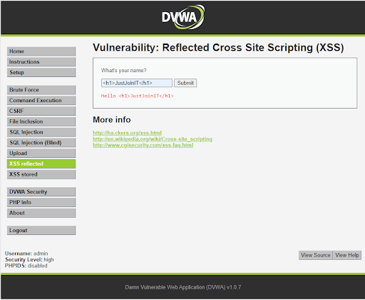 XSS - poprawne filtrowanie danych