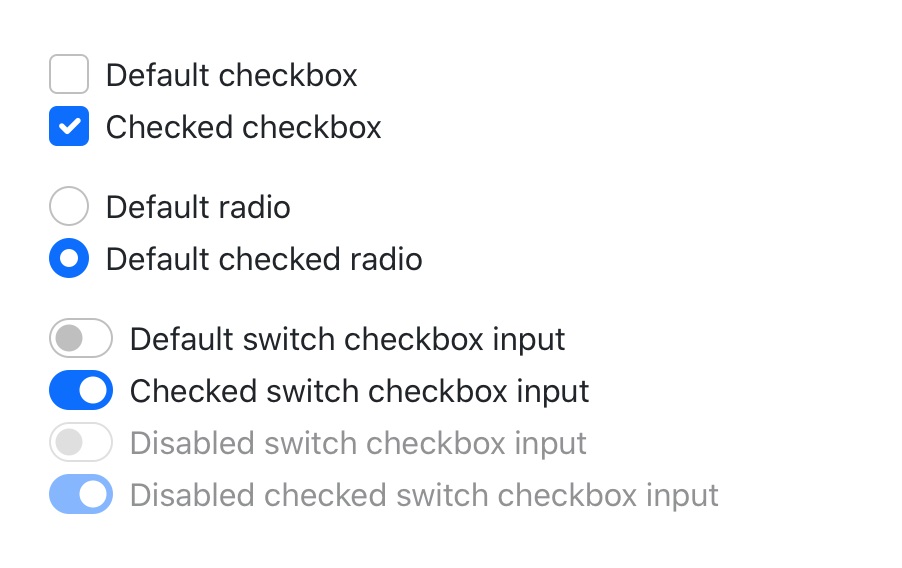 Bootstrap 5 formularze checkboxy