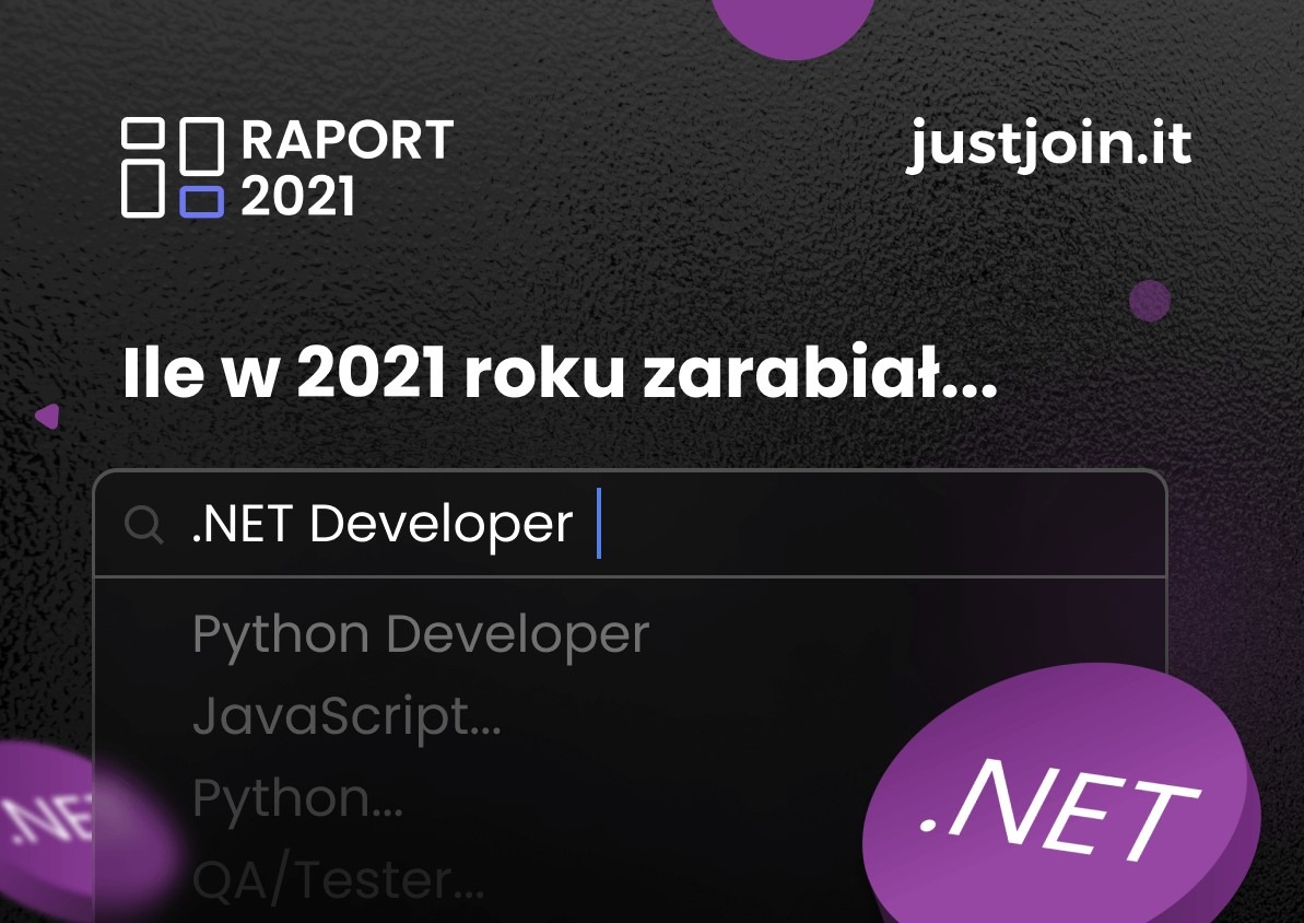 Raport wynagrodzeń 2021 - .NET